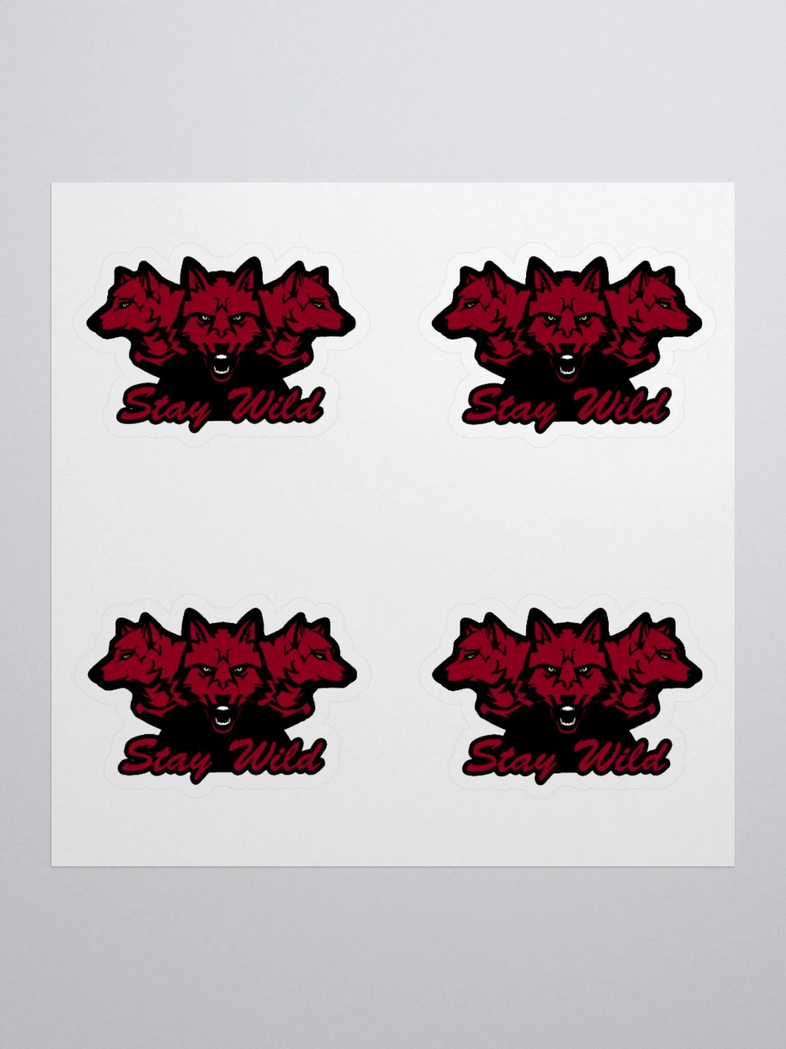 Cerberus Stay Wild Stickers product image (2)