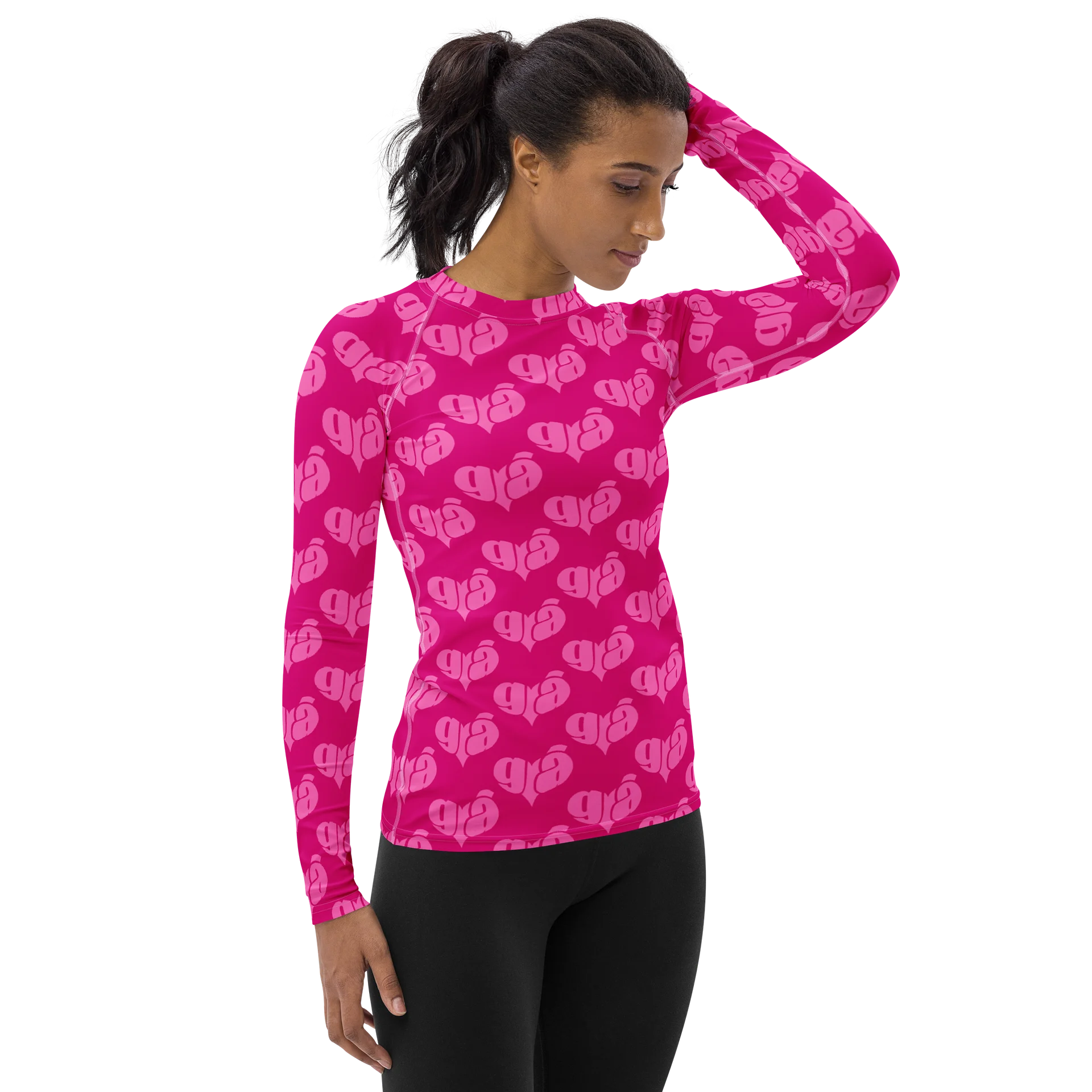 Grá Meaning Love 🩷 Ladies Sea Swimming Rash Guard product image (6)