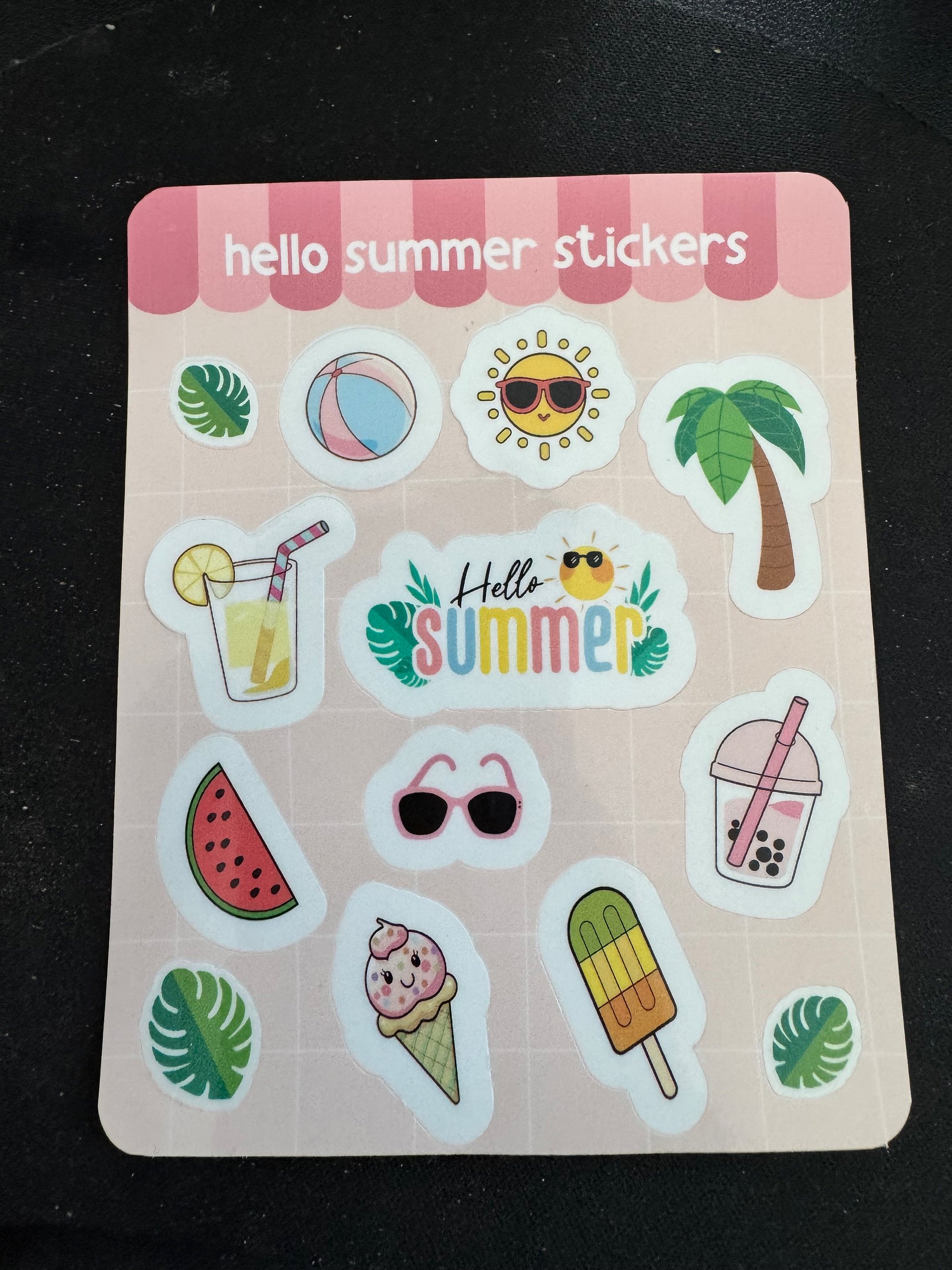 Hello Summer Sticker Sheet product image (1)