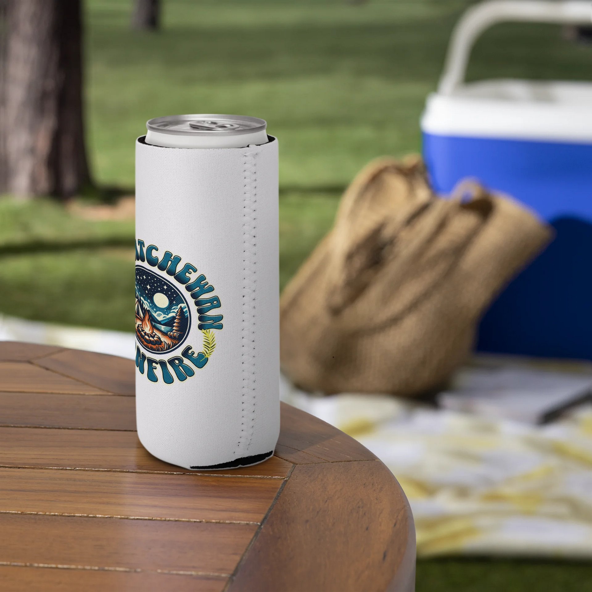 Saskatchewan Bonfire Night Sky Can Cooler product image (5)