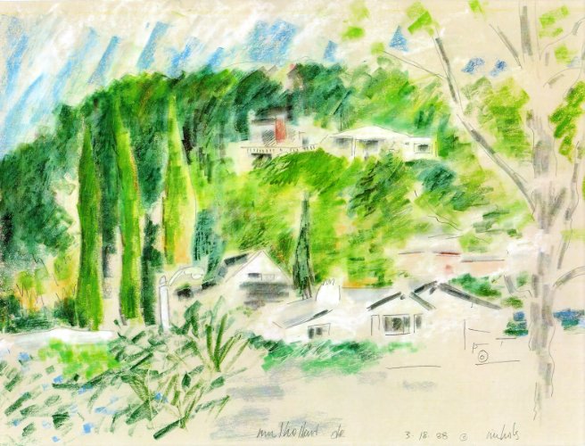 View from Mulholland Drive 03.18.88 print product image (1)