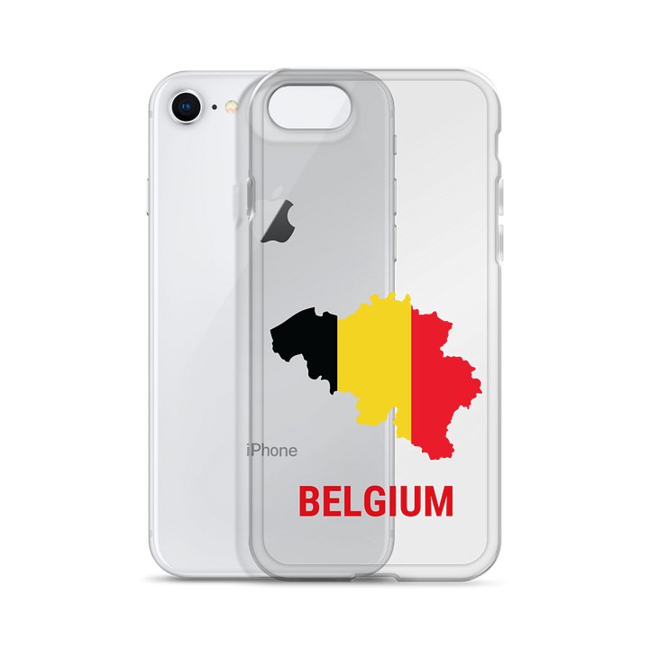 Belgium 2026 World Cup Flag iPhone Tough Case - Belgium Soccer Phone Cover - Dual Layer Protective Case product image (2)