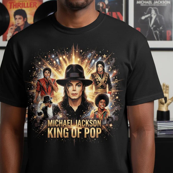Michael Jackson King of Pop Tribute T-Shirt | 2026 Movie Legacy Graphic Tee product image (1)