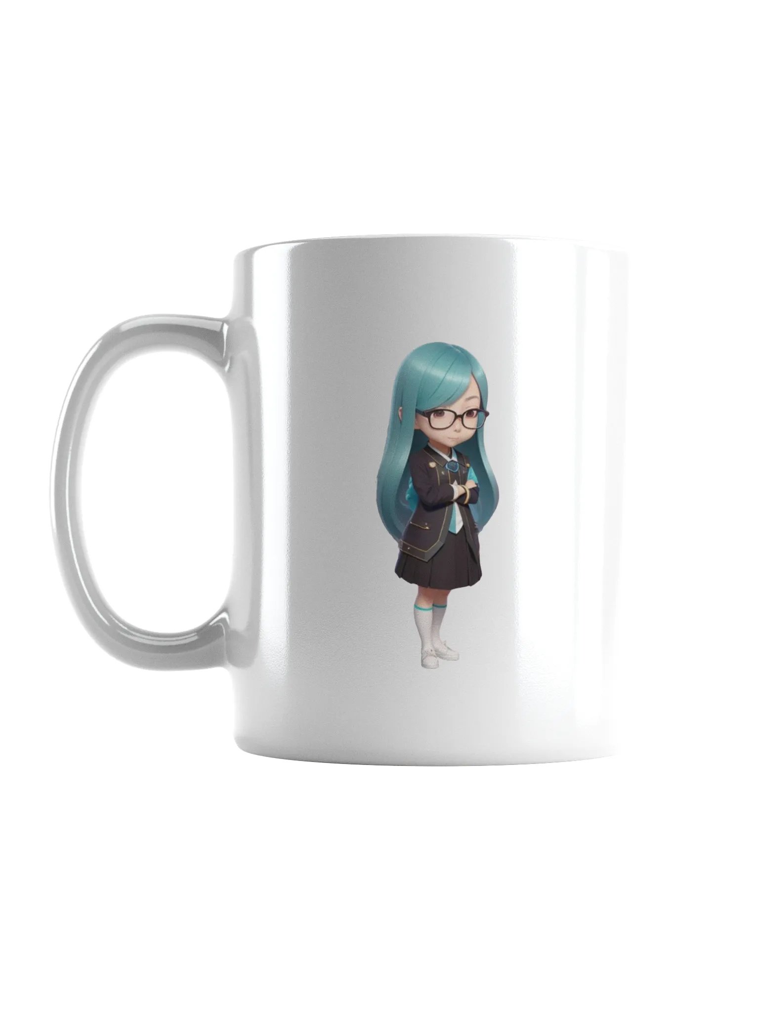 (Aqua CHIBI) K White Mug product image (6)