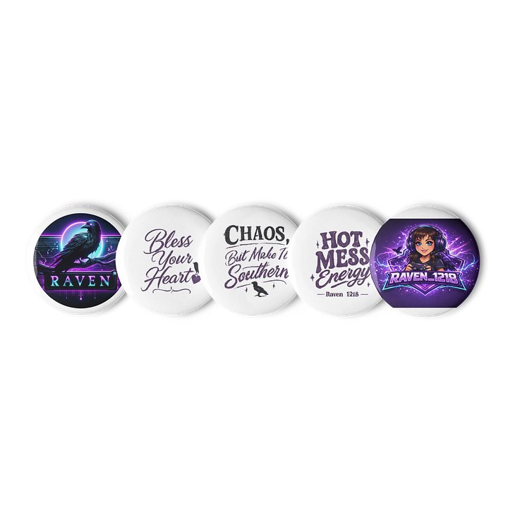 Raven_1218 Buttons product image (1)