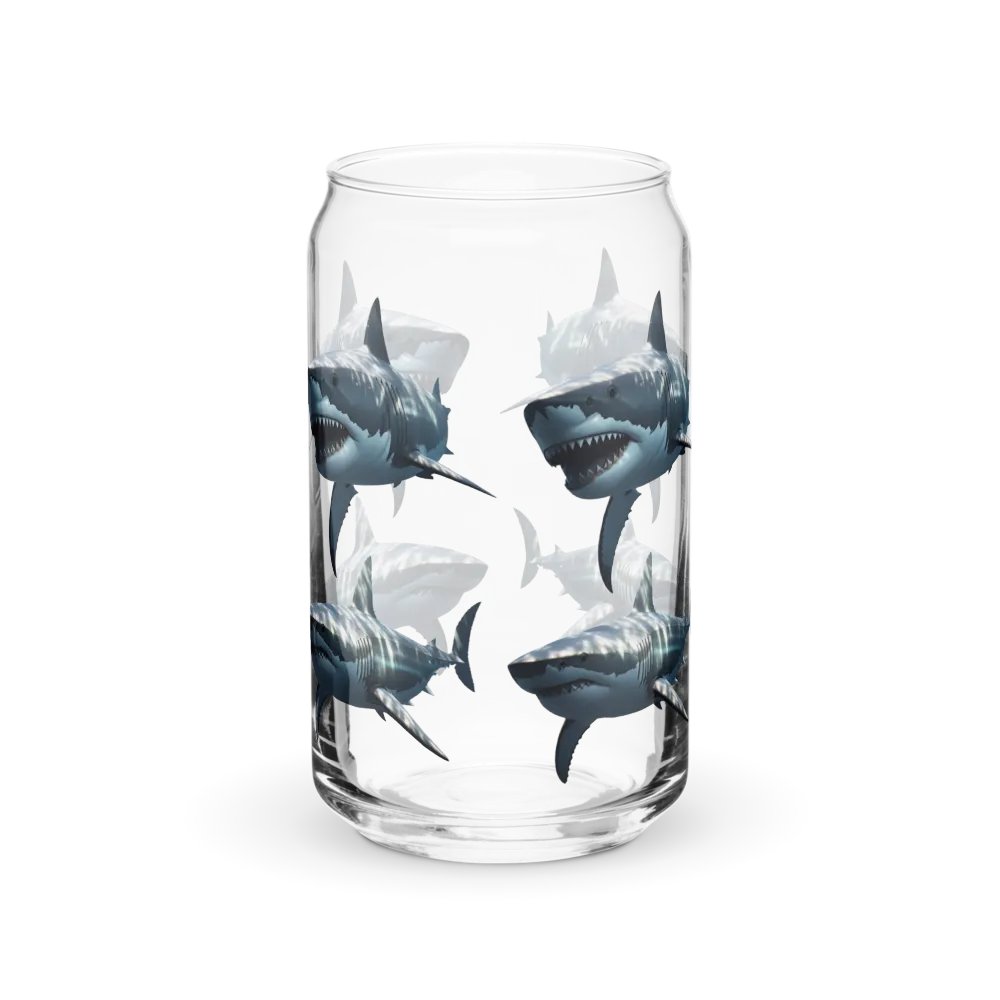 Shark Attack Can-Shaped Glass product image (2)