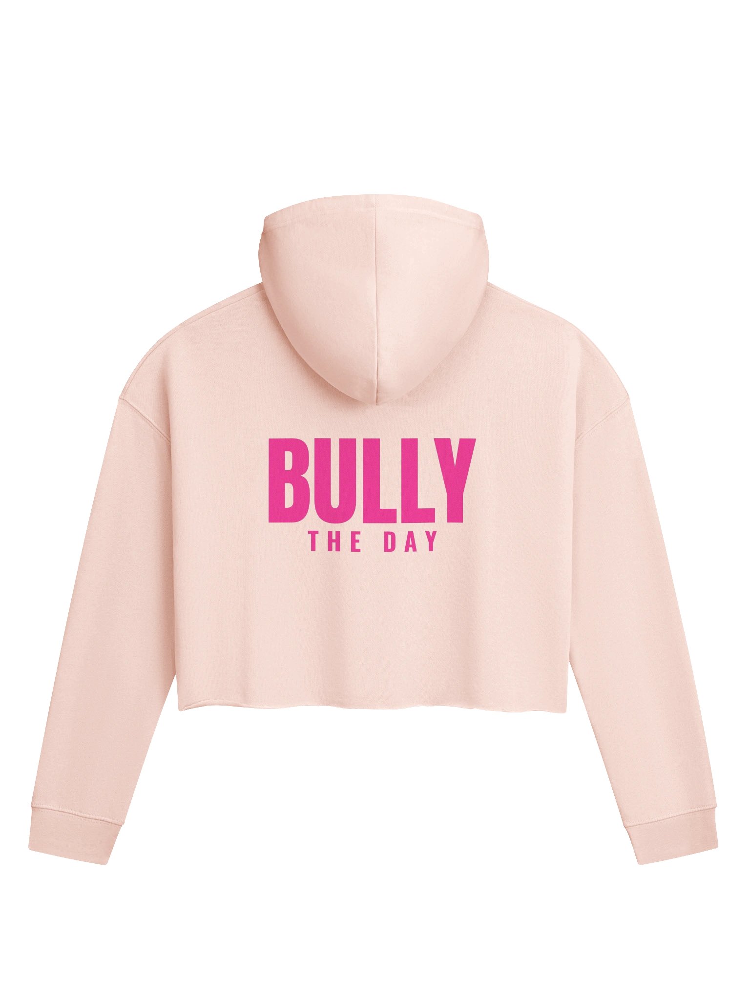 Bully The Day Crop Hoodie - Pink product image (1)