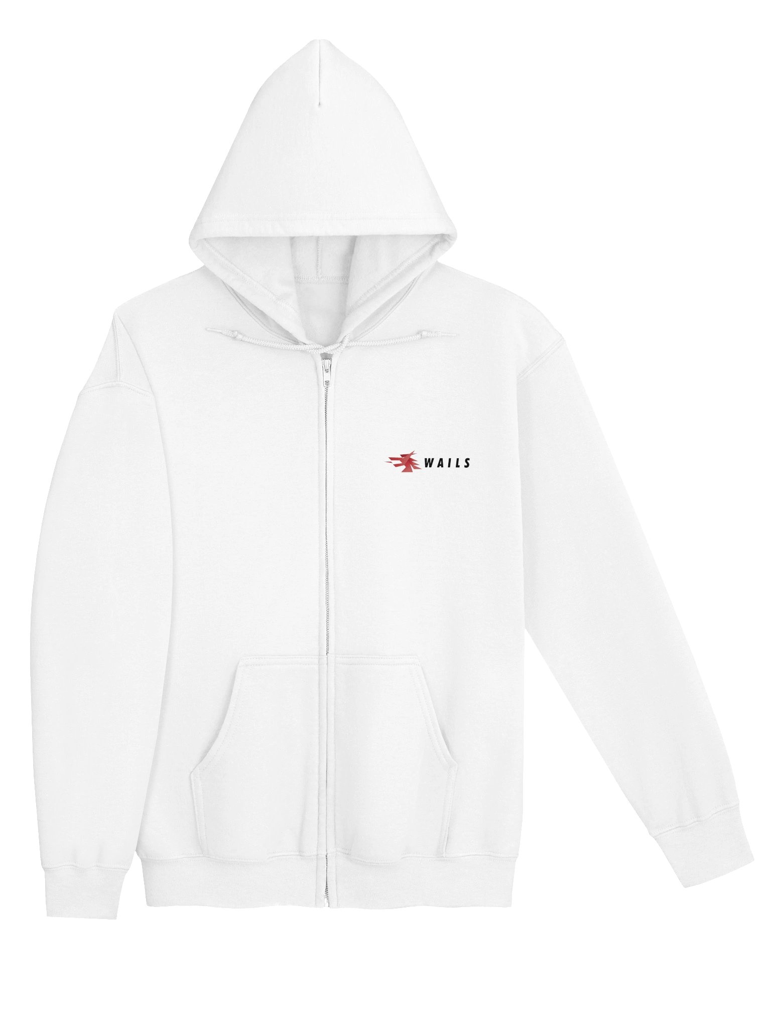 Wails Logo Zip Hoodie - White product image (3)
