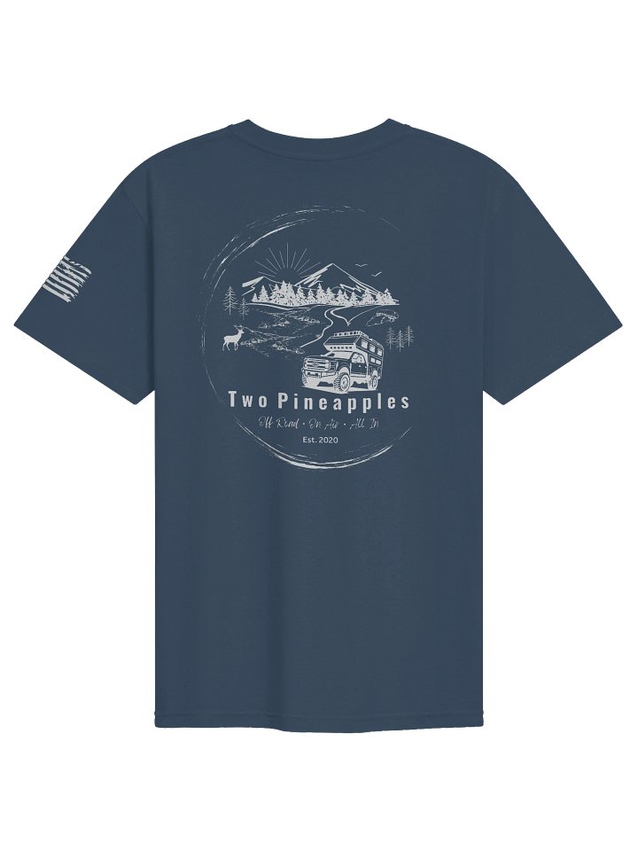 Beast Text Two Pineapples Ultra-Soft Cotton Comfort: Heavyweight Tee Roadtrip Roamer - American Spirit 2026 product image (9)