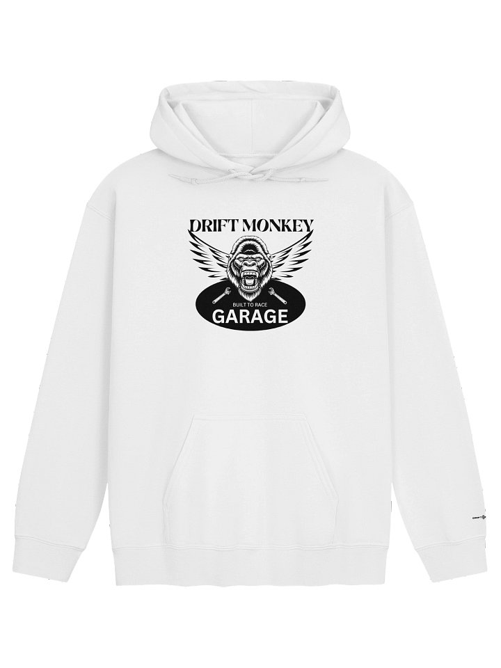 Drift Monkey Built to Race Garage Hoodie product image (1)