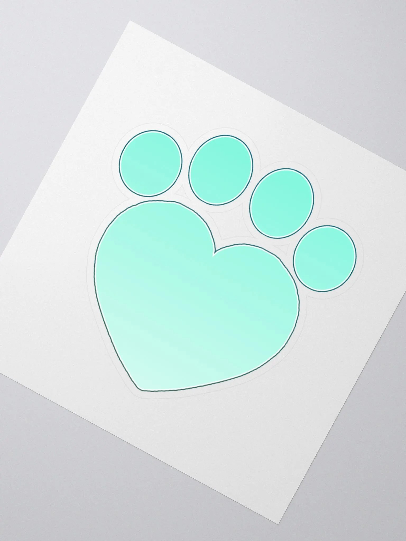 Mint Hint Print Sticker product image (2)