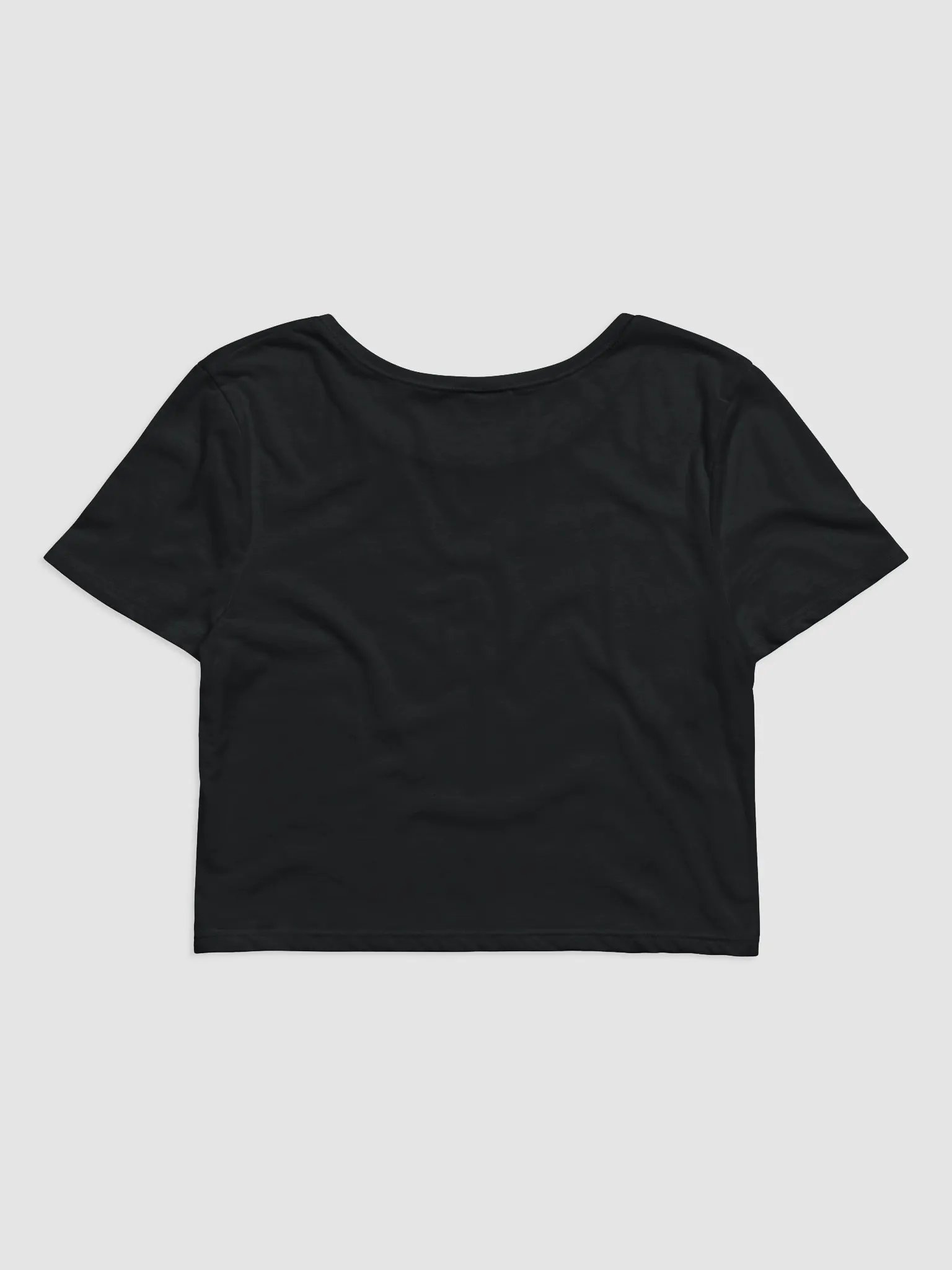 Women's Crop Tee (White Text) product image (2)
