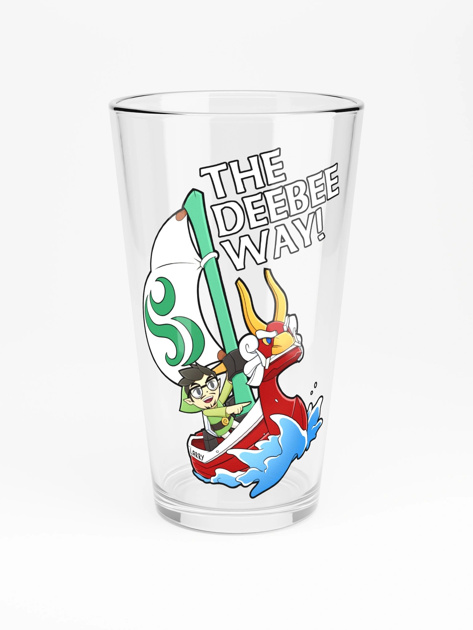 The ''DEEBEEWAY'' Shaker Pint Glass product image (3)