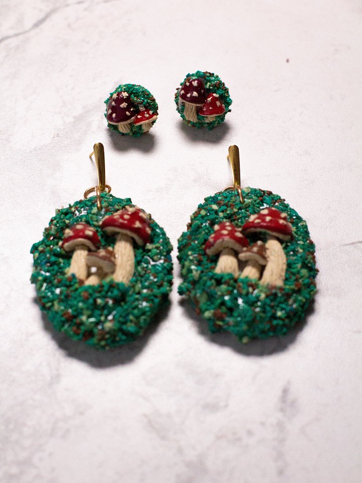 Mossy Mushrooms - Made to order sculpted pieces product image (2)