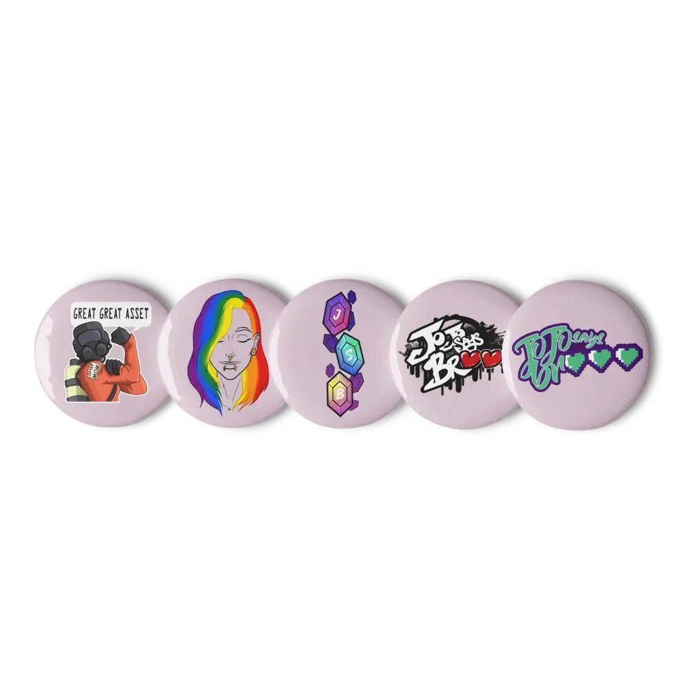 5 Button Pins Logos Pack product image (1)