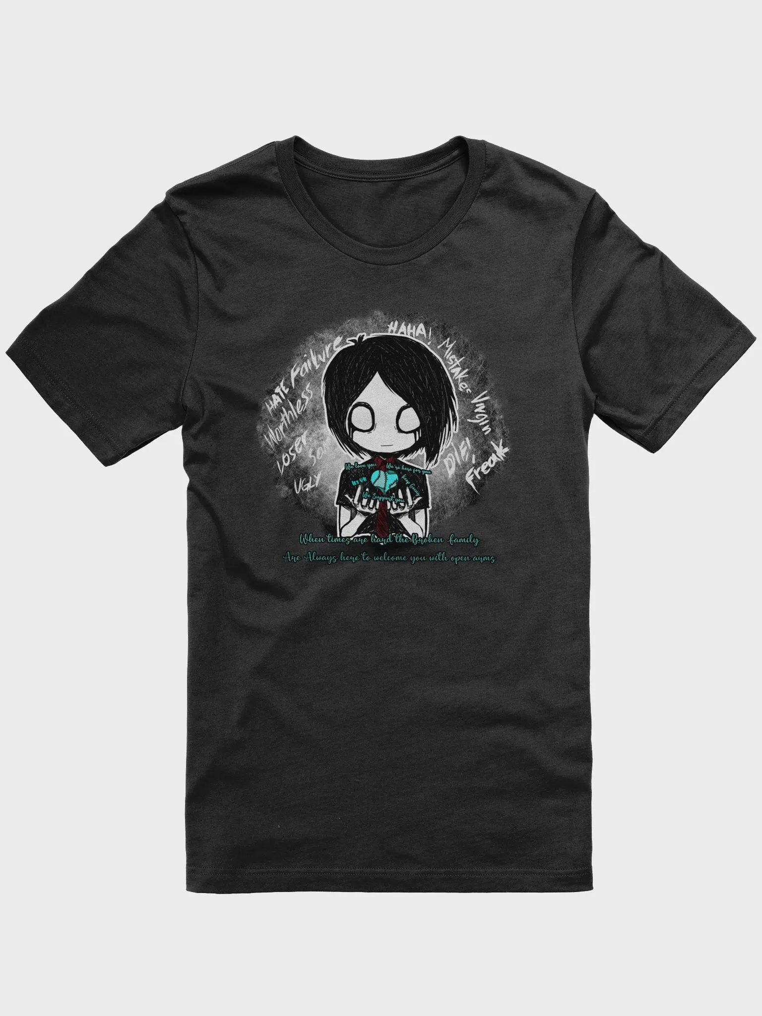 Broken Family Emo Bff Shirt product image (1)