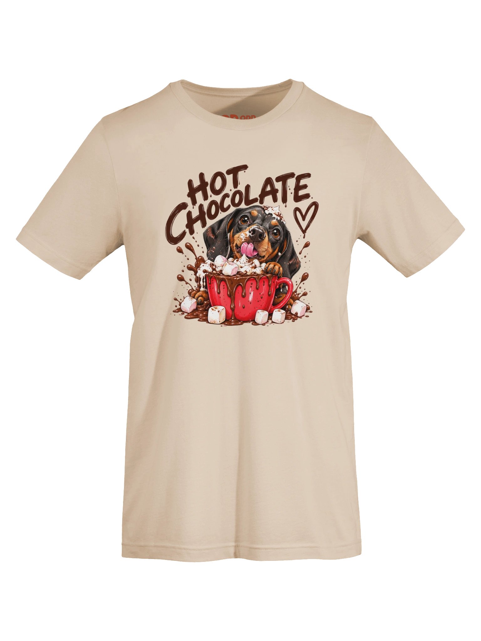 THE MARSHMALLOW HEIST - Dachshund Hot Chocolate Graphic T-Shirt product image (6)