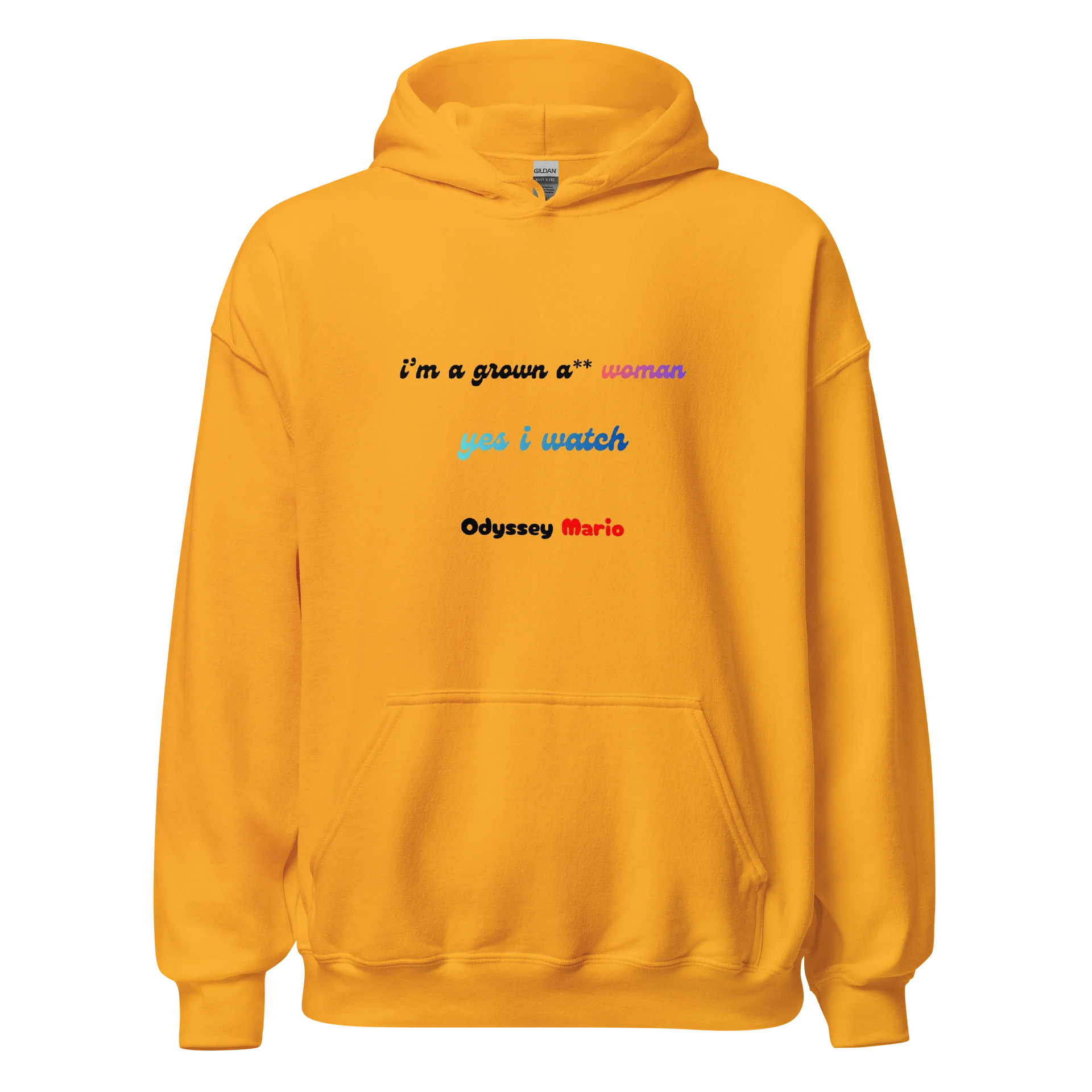 yes i watch Odyssey Mario hoodie - Women Edition product image (2)