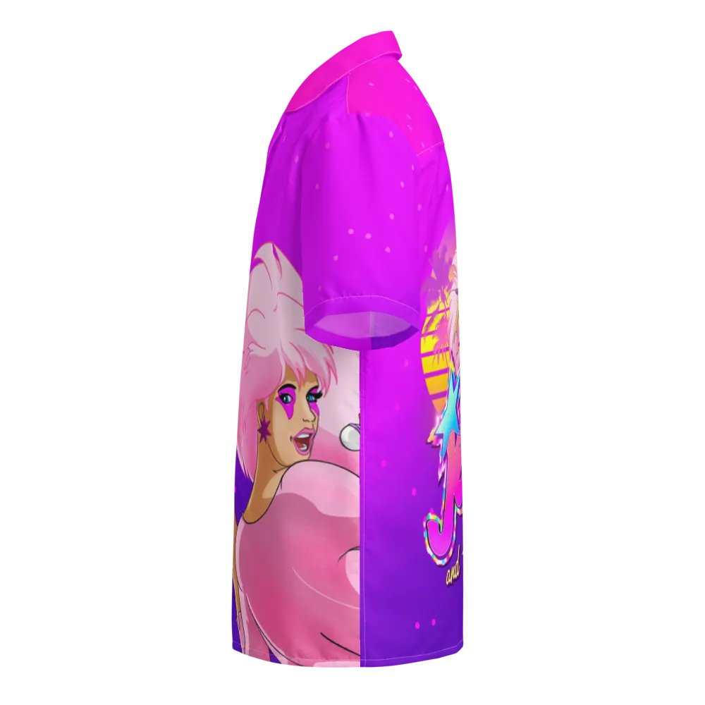 Jem Vaporwave Tribute Hawaiian Button up product image (4)