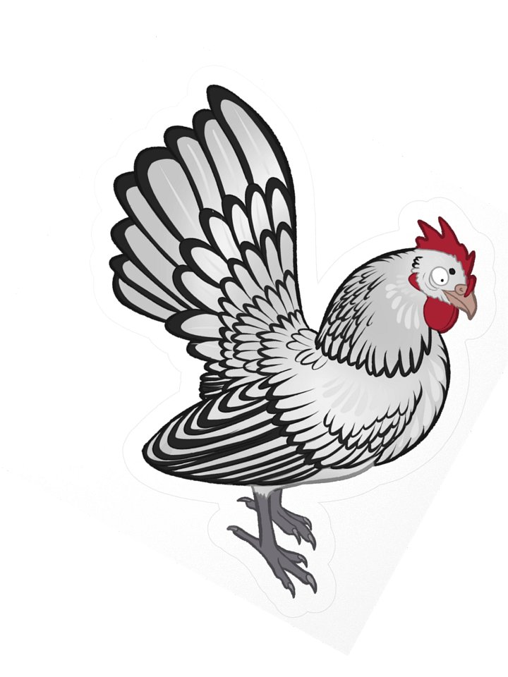 Laced Chicken Sticker product image (2)