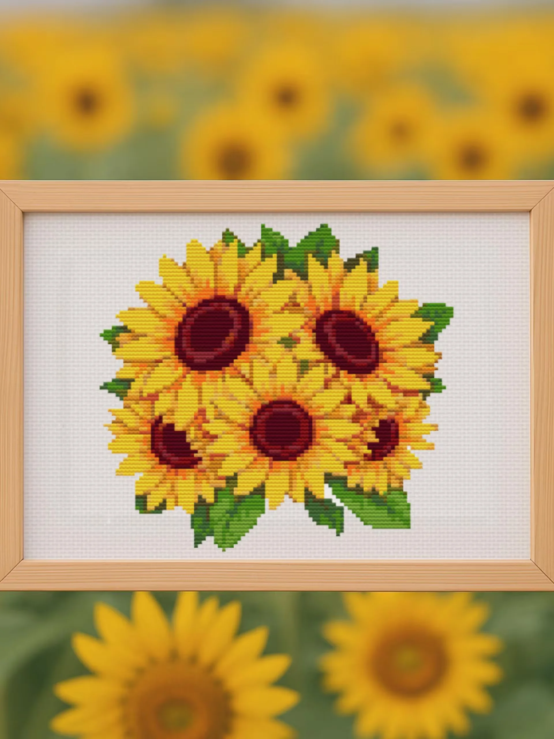 Sunflower Bouquet Cross Stitch Pattern product image (1)