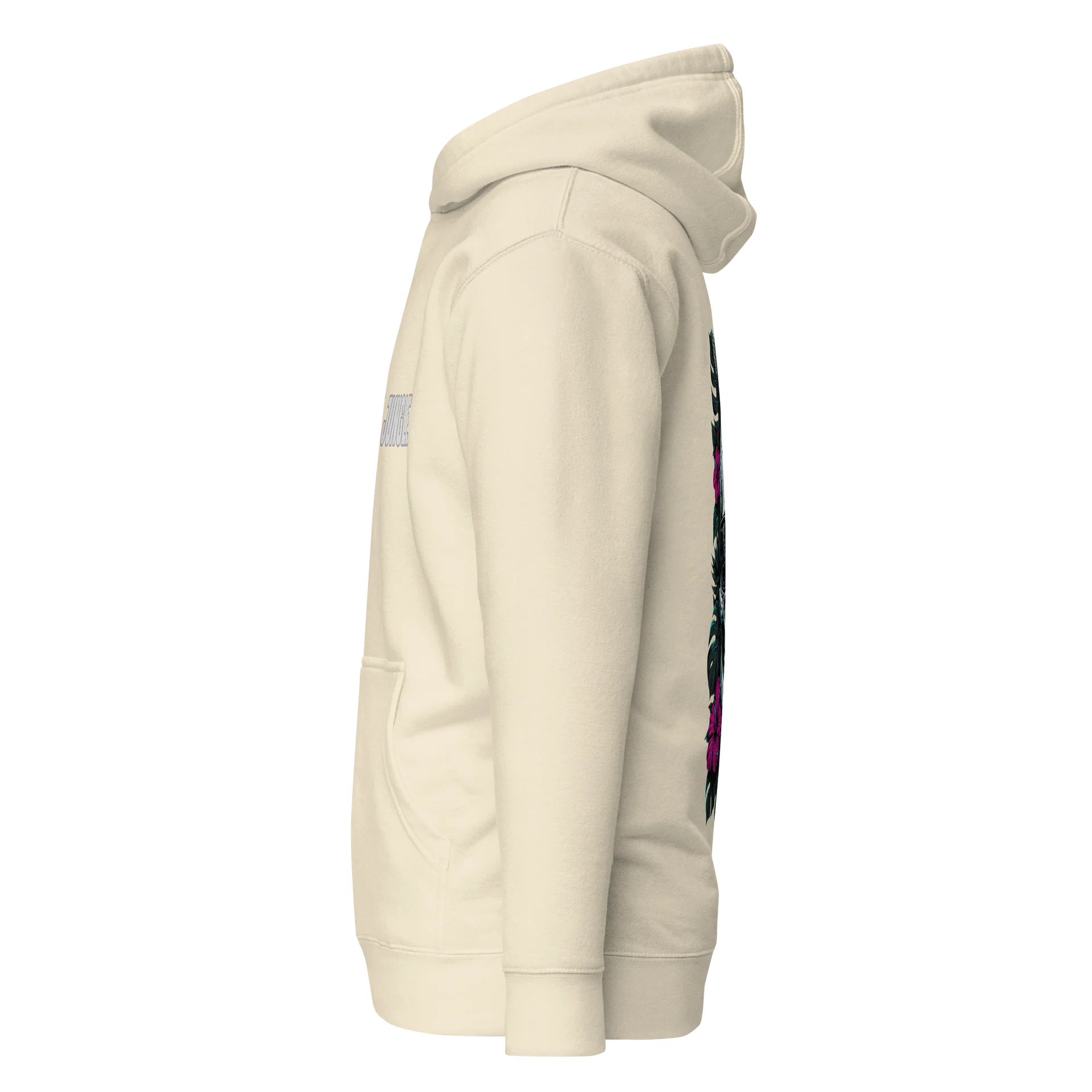 Neon Revenant Skull Glitch Premium Hoodie product image (6)