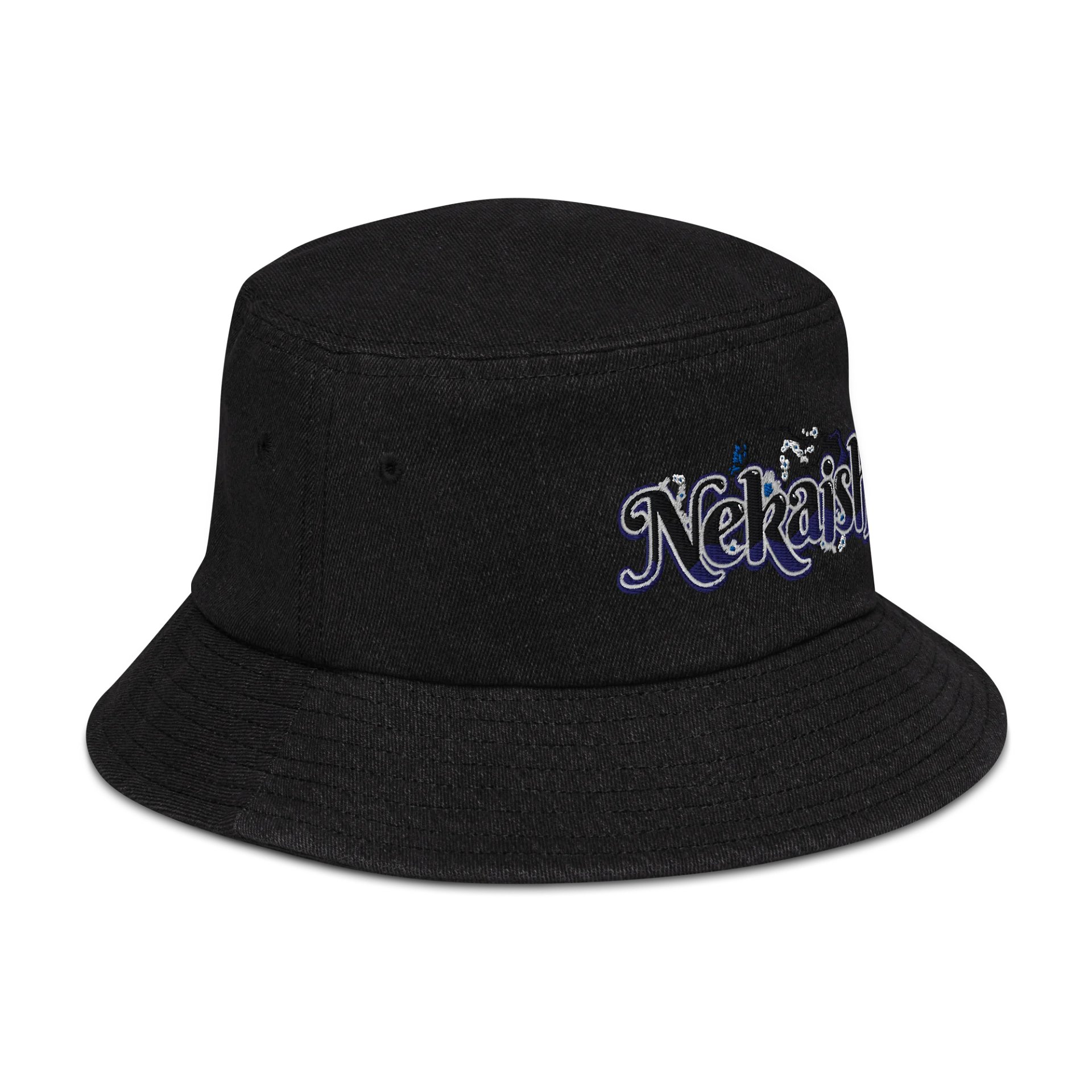 Denim Bucket Hat - Embroidered | Dark Logo product image (3)