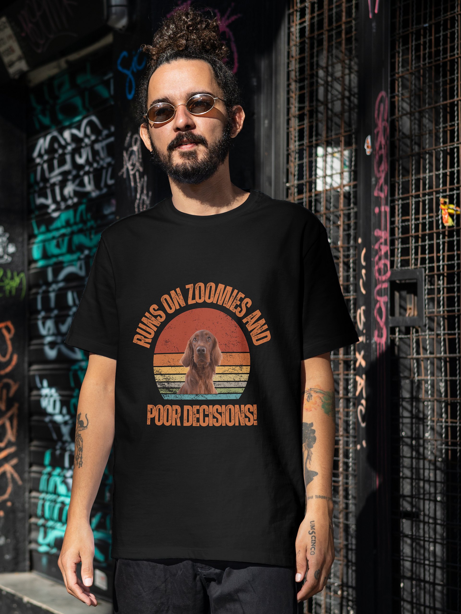 Zoomies & Poor Decisions Irish Setter T-Shirt product image (4)