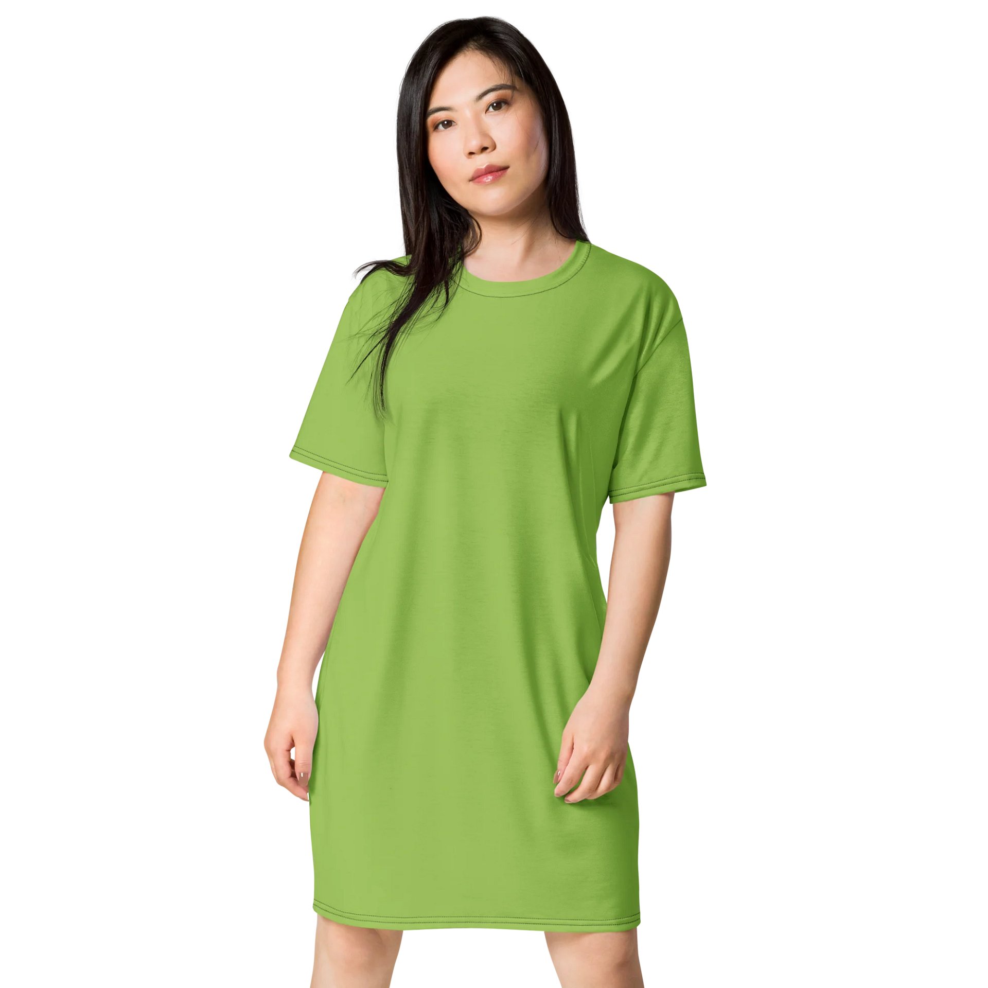 Oversized T-Shirt Dress - Rich Conifer, Sizes 2XS-6XL product image (1)