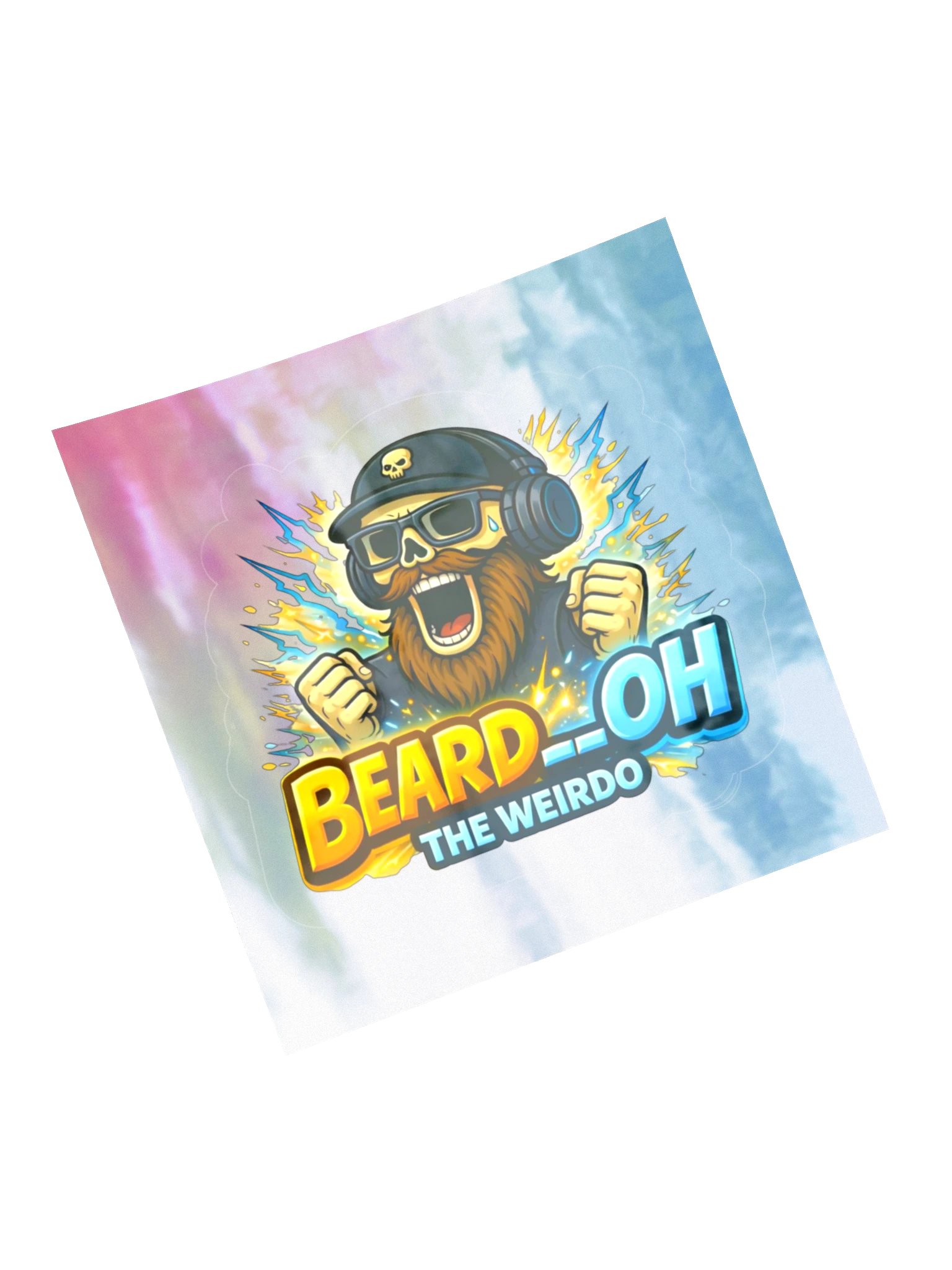 Beard__Oh Holographic Sticker Sheet product image (5)