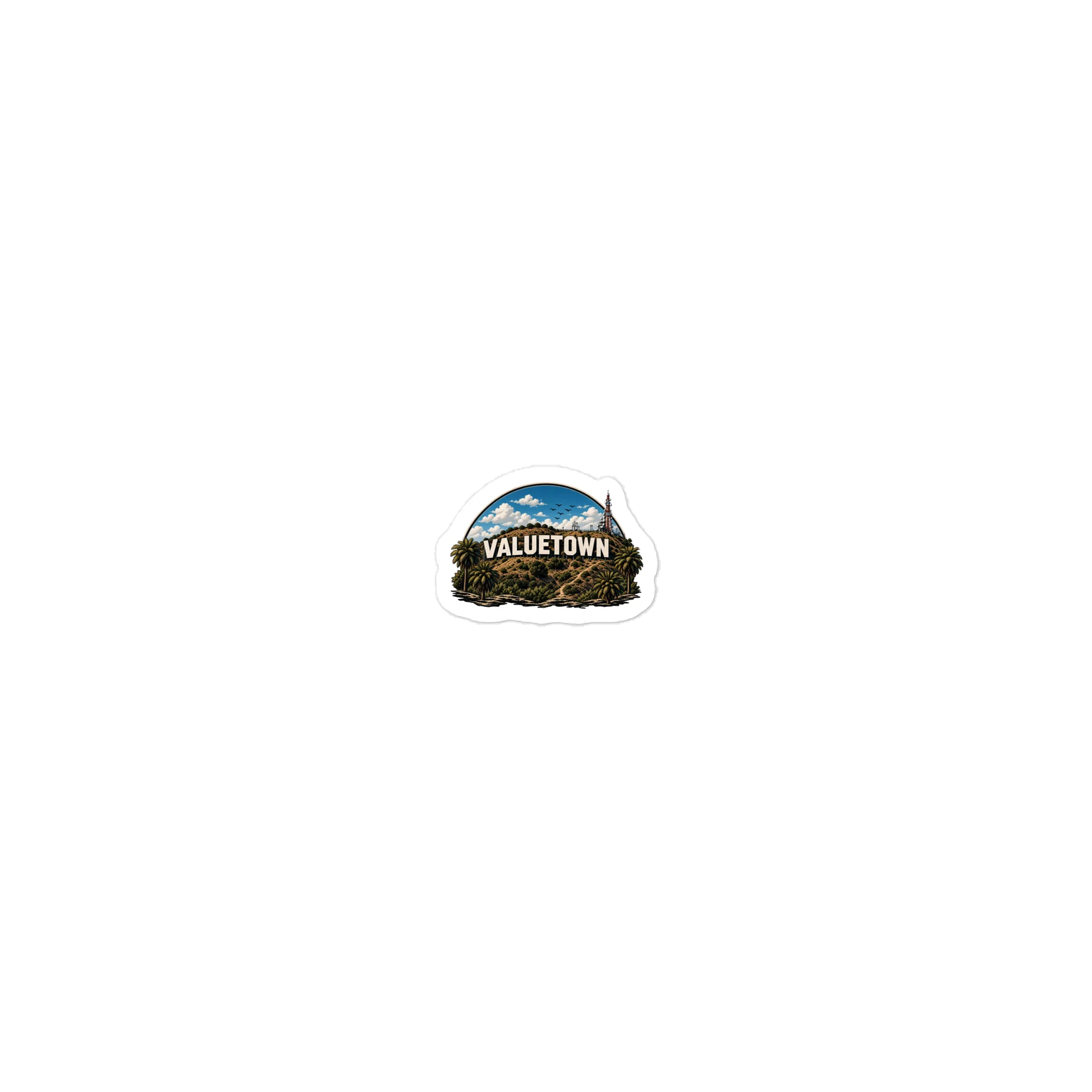 'Valuetown' Sticker product image (1)