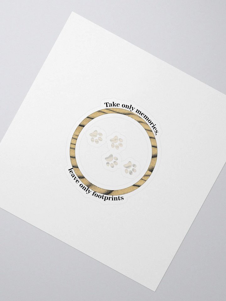 Take only memories, leave only footprints. product image (6)