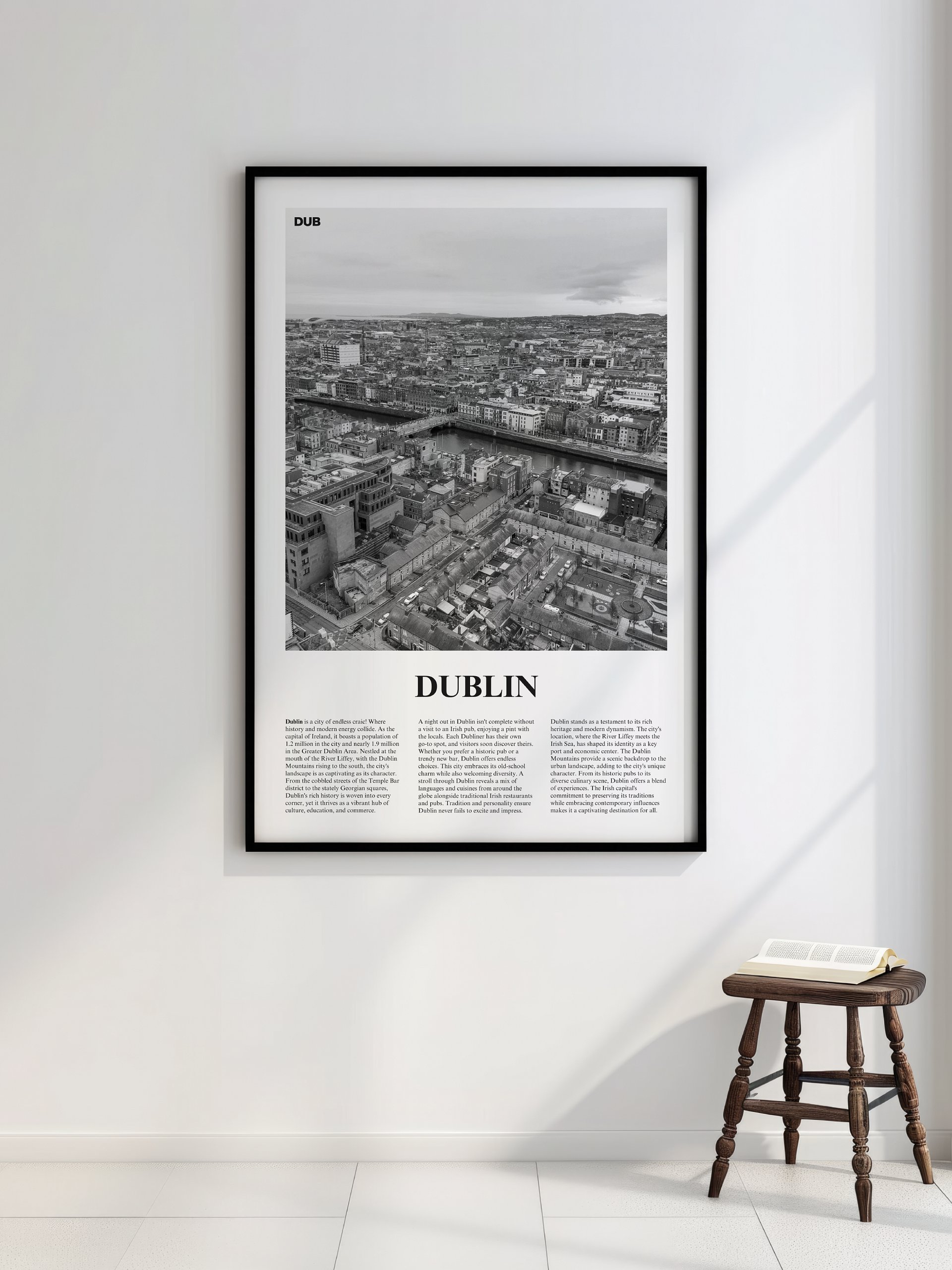 Dublin 02 Newspaper Poster | Framed product image (4)
