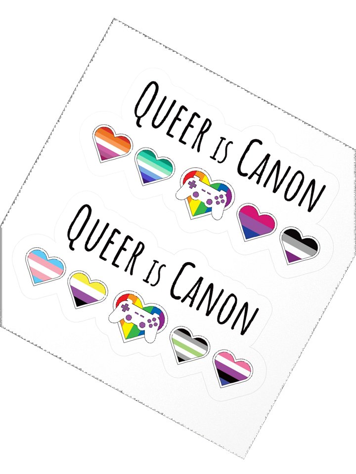 Queer Is Canon Stickers - Orientation + Gender Set product image (2)