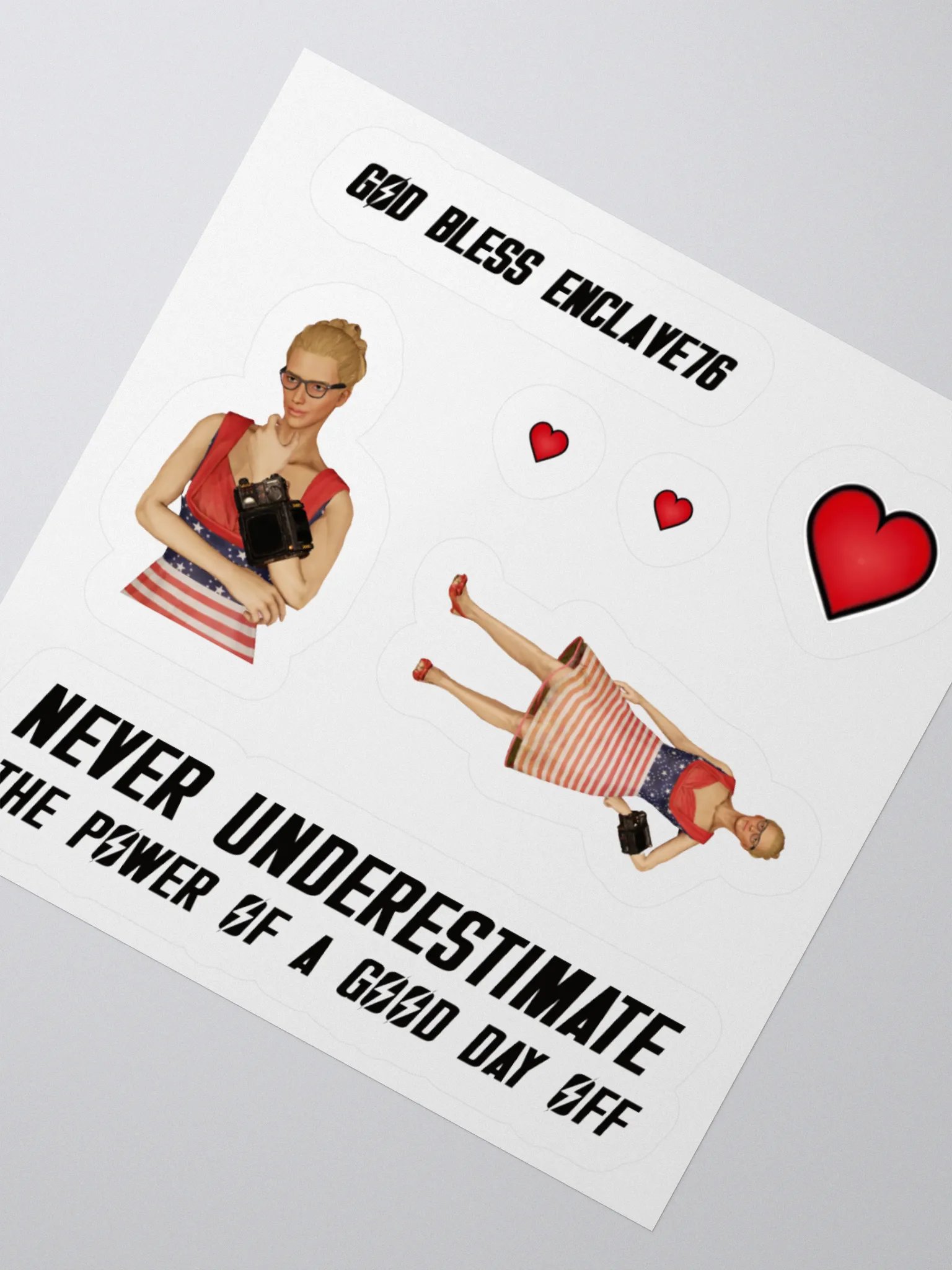 The First Lady Cut Stickers product image (2)