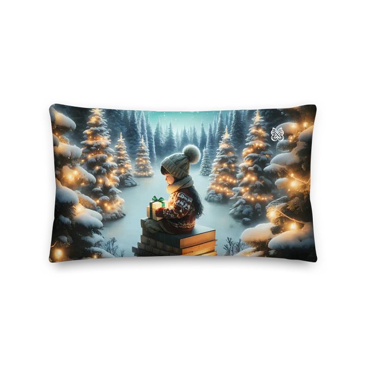 Enchanted Silence quiet Winter Dreams Pillow product image (1)