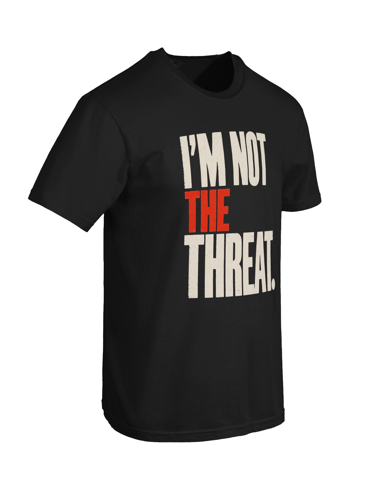 I’M NOT THE THREAT. — Heavyweight Commander Tee product image (6)
