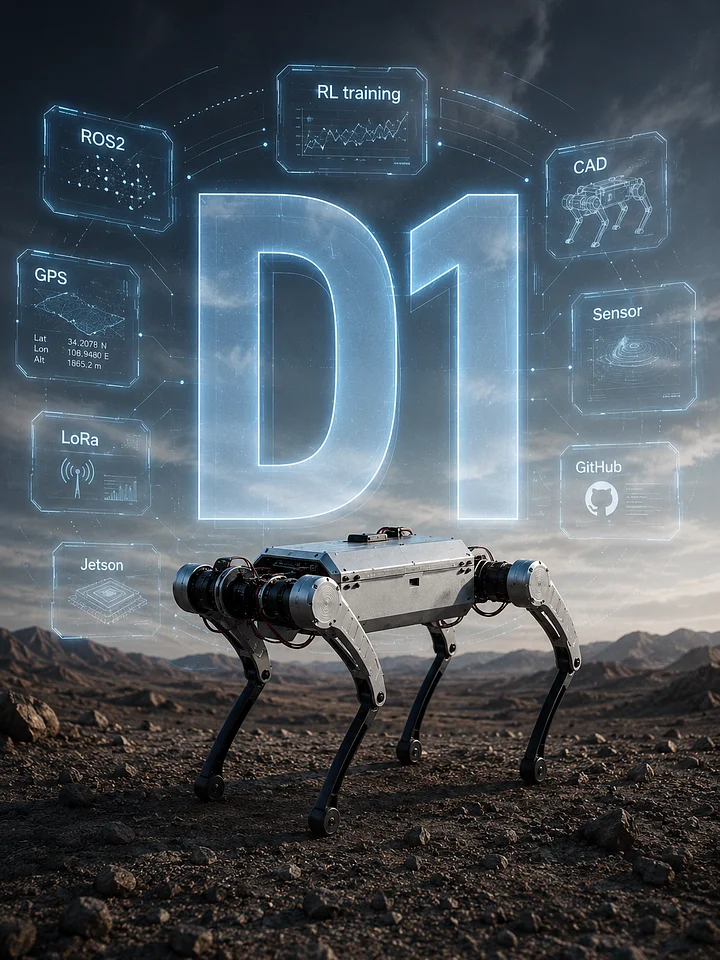 NavBot-D1 Quadruped Robot product image (2)