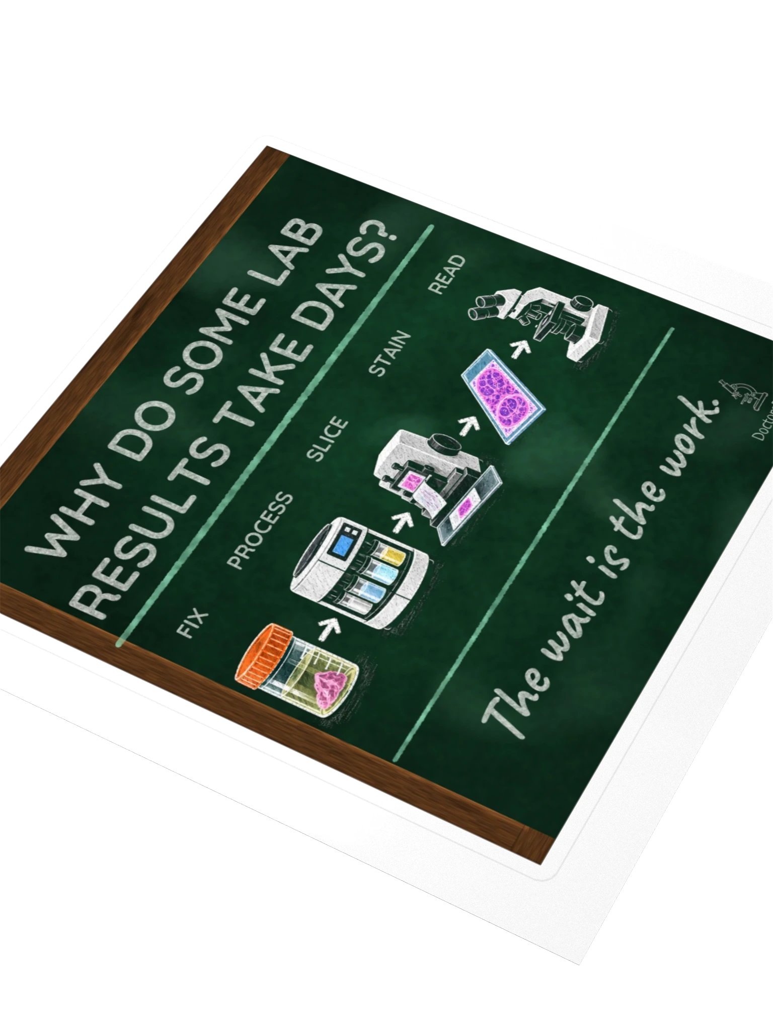 DoctorsDocMD - Why Lab Results Take Days Sticker product image (3)
