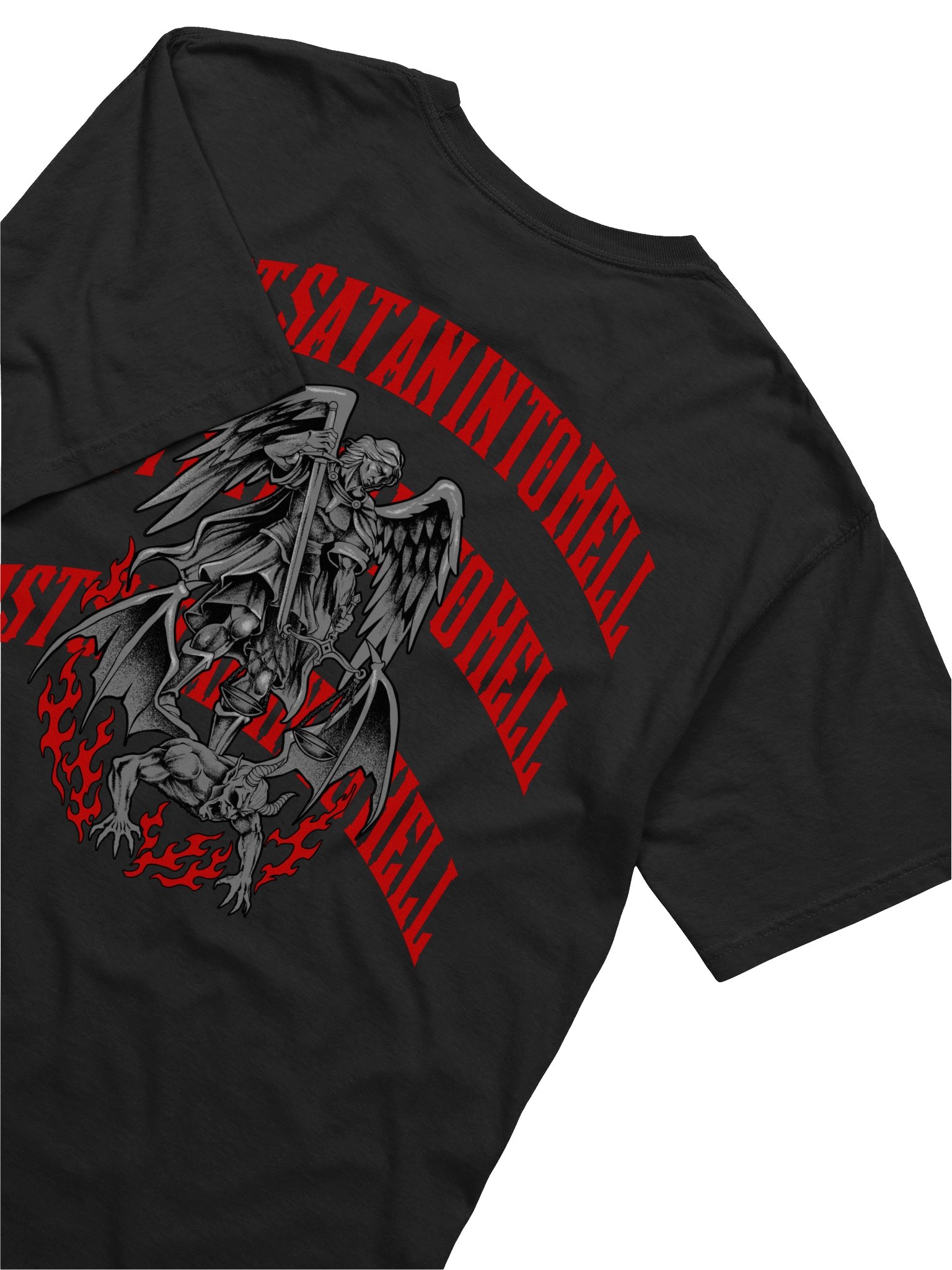 Cast Satan into Hell Metacore Saint Michael V2 - T-shirt product image (1)