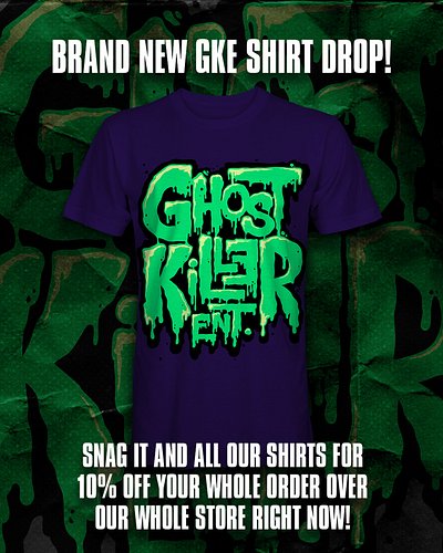 A lot of people asked and were dropping this a day early before our merch drop! Snag our brand new throwback GKE logo shirt d...