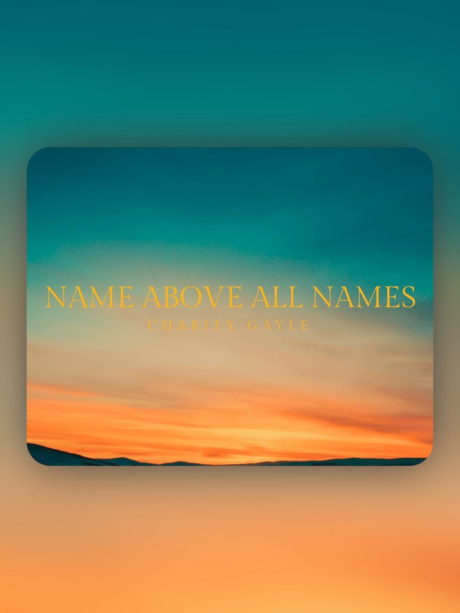 Name Above All Names - Charity Gayle product image (1)