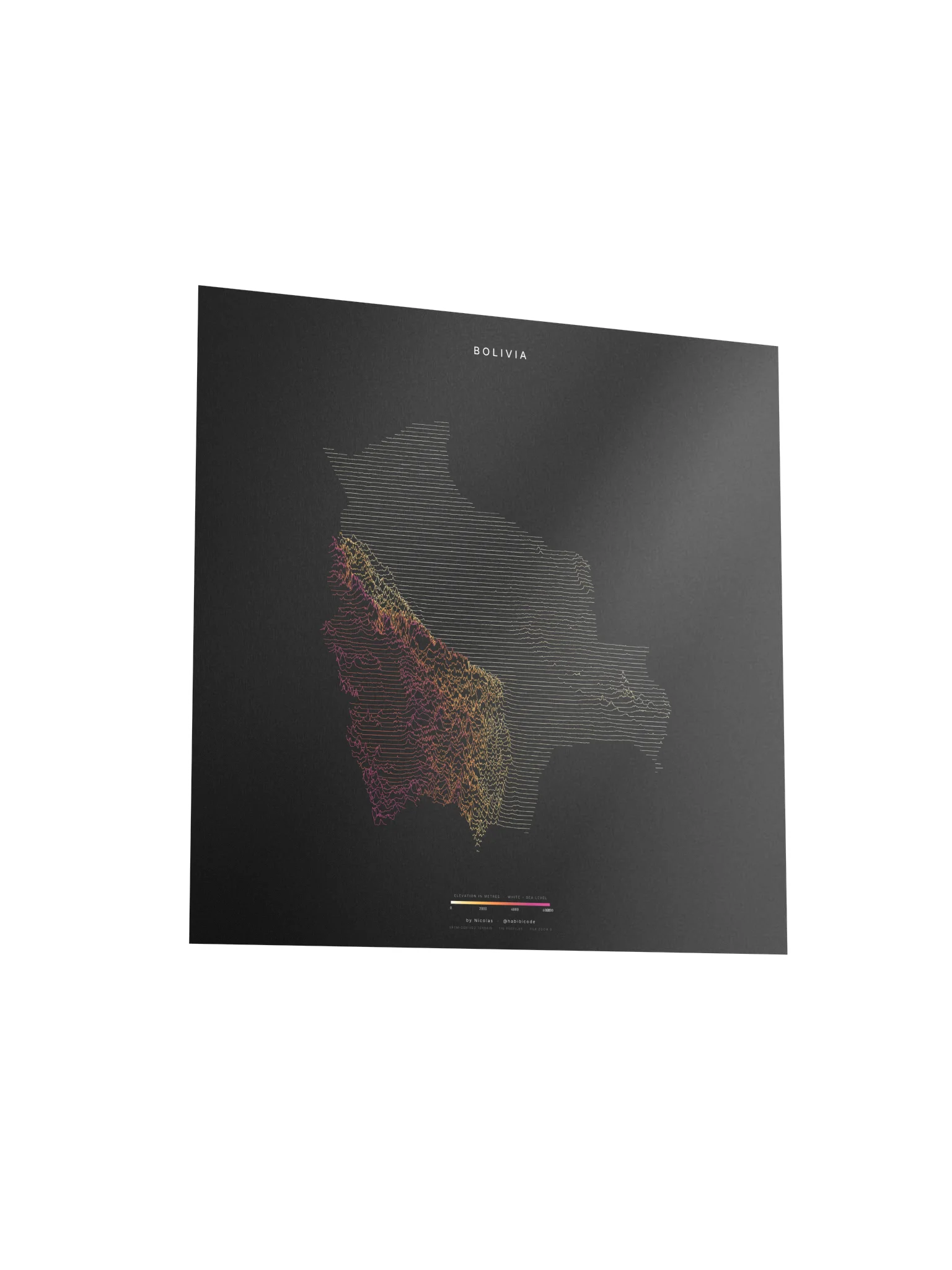Ridgeline Poster - Bolivia product image (3)