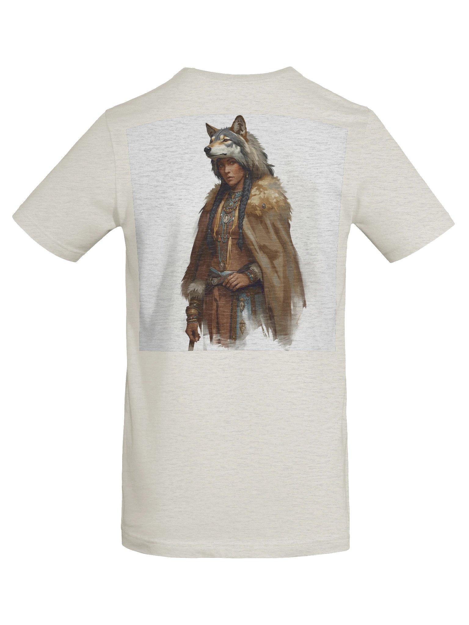 Mystic Eye amulet with an indian spirit guardian Feathers T-Shirt product image (8)