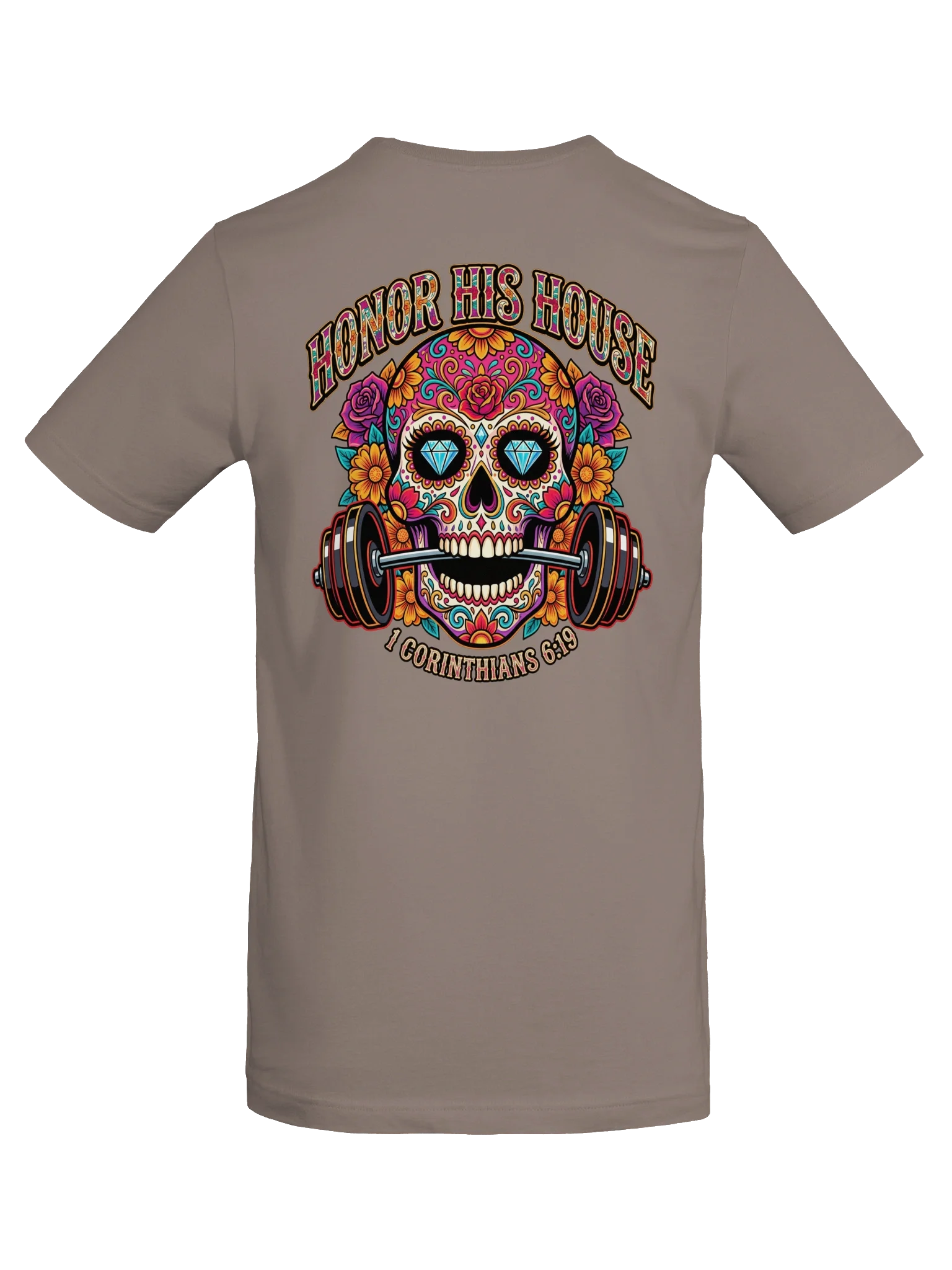 Unisex His House Sugar Skull T-Shirt by His House