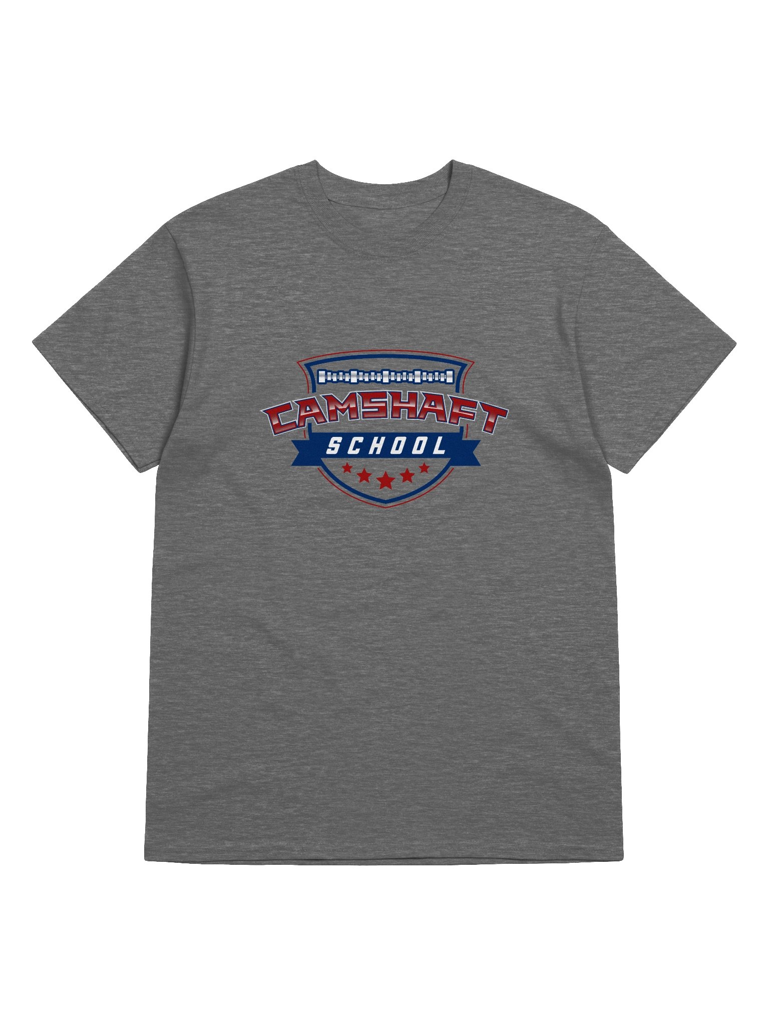 T-shirt - Red White and Blue on Graphite Heather product image (5)