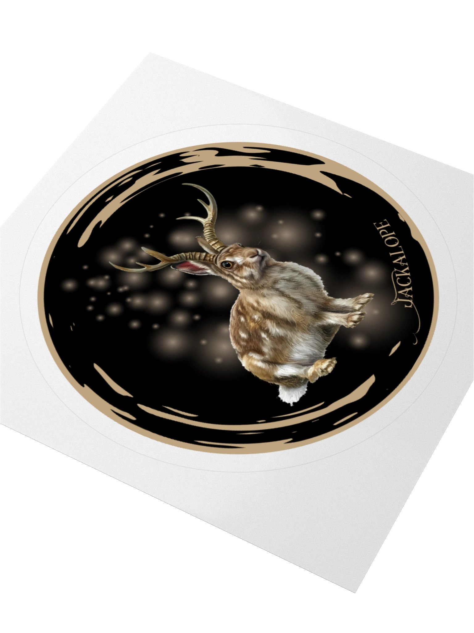 Mystical Jackalope Kiss Cut Stickers product image (3)