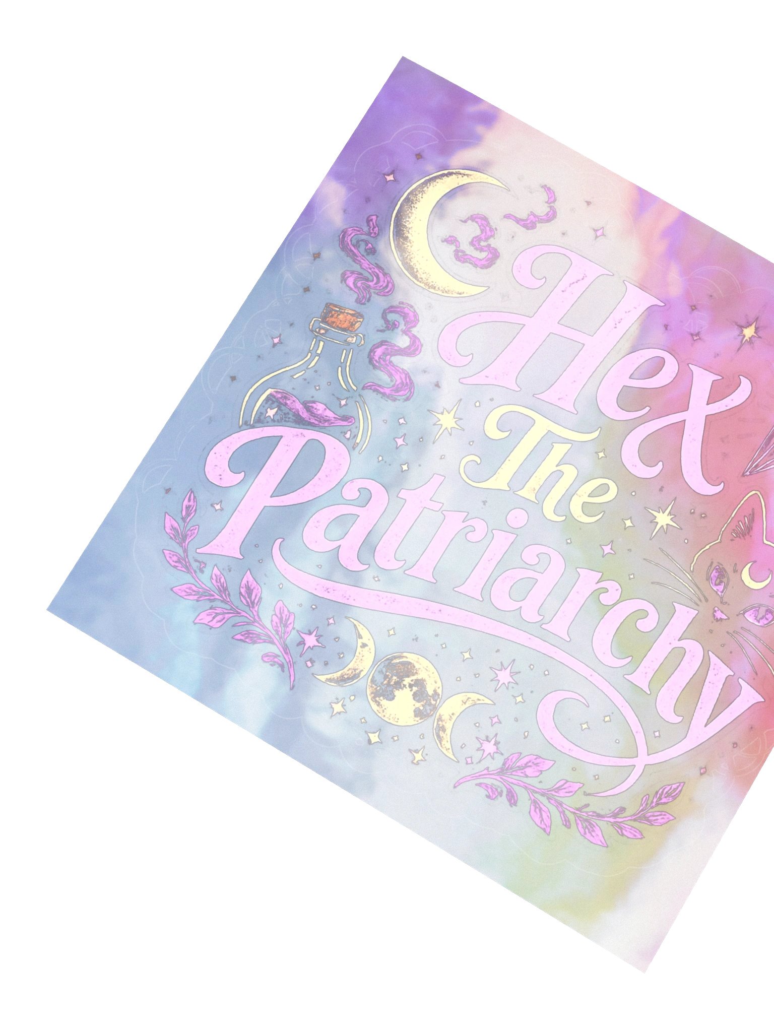 Hex The Patriarchy - Holographic Sticker product image (2)