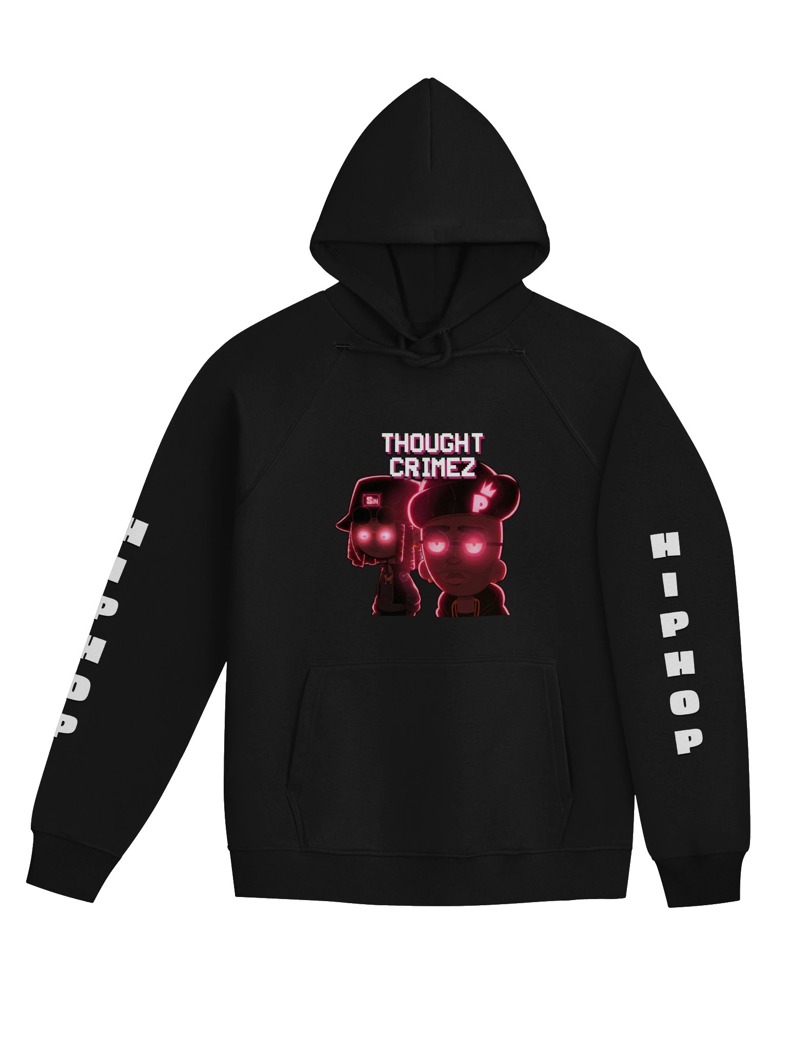 DARK Crimez Neon Glow Eco Hoodie product image (12)