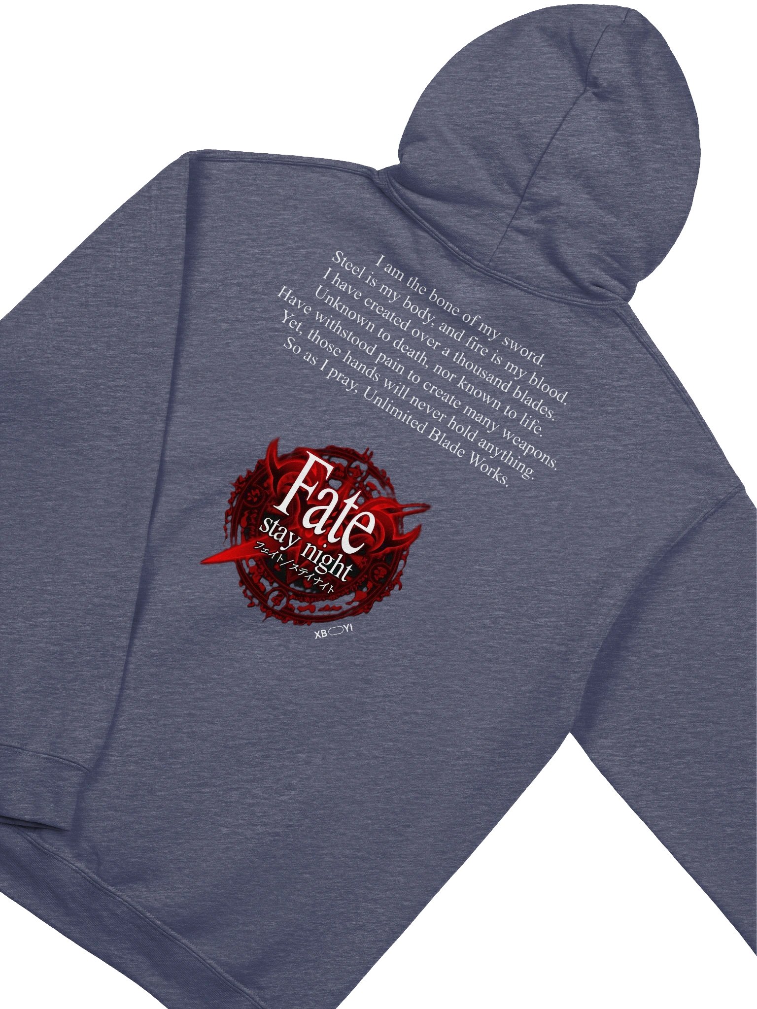 XBOYI x Fate/Stay Night | Unlimited Blade Works Classic Hoodie product image (44)